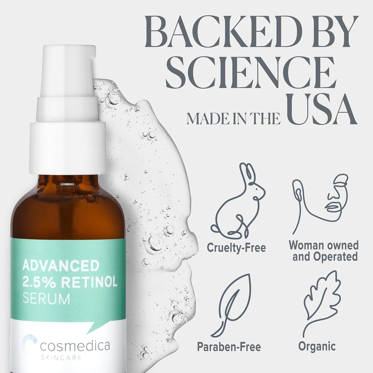 2.5% Retinol Facial Serum - Planet & Pine