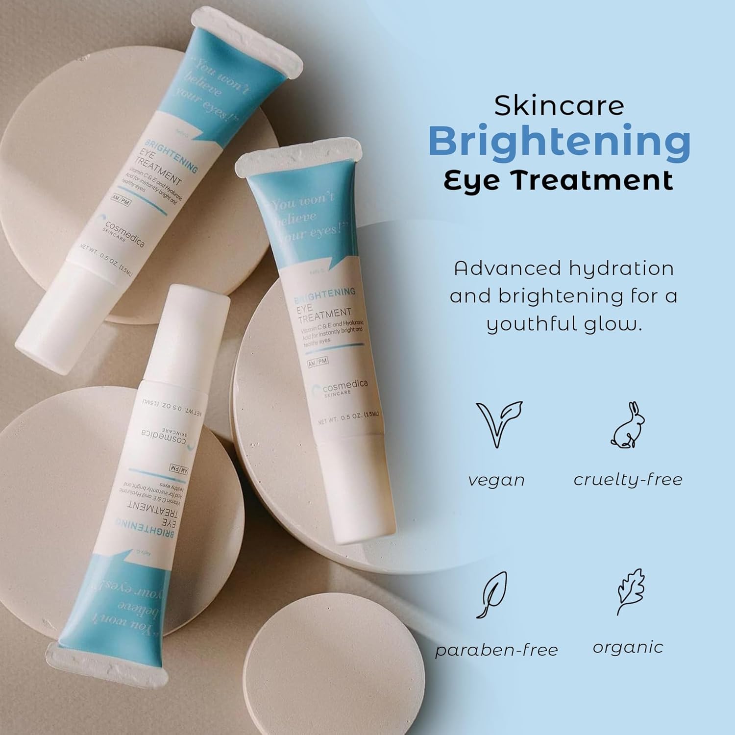 Brightening Eye Treatment Gel - Planet & Pine