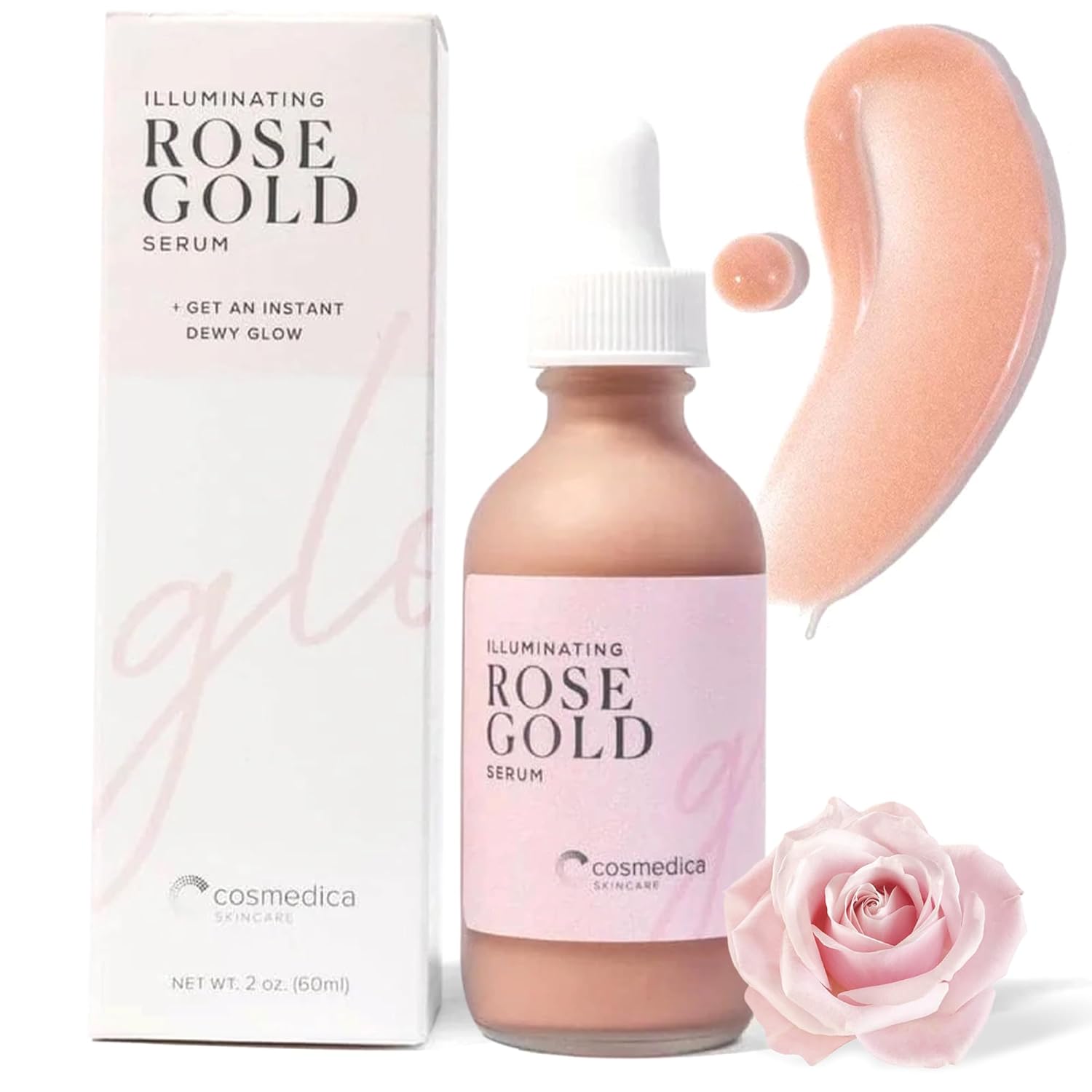 Illuminating Rose Gold Facial Serum - Planet & Pine